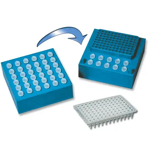 [GEN-B70671FD] EU 0.2ml Thin-wall 8-tube strip LP, UC, Single attached Optical wide area cap, Low profile (0.1ml)